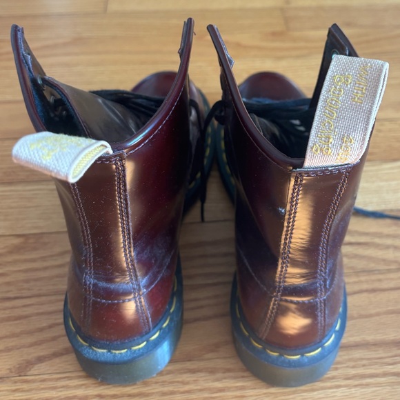 Dr. Martens 1460 8-Eye Leather Boots - Cherry - Picture 7 of 8